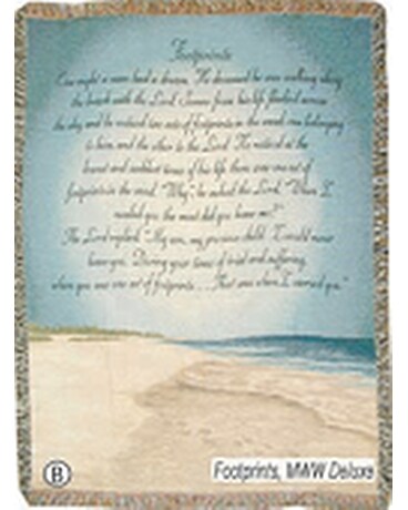 Footprints in the Sand Afghan
